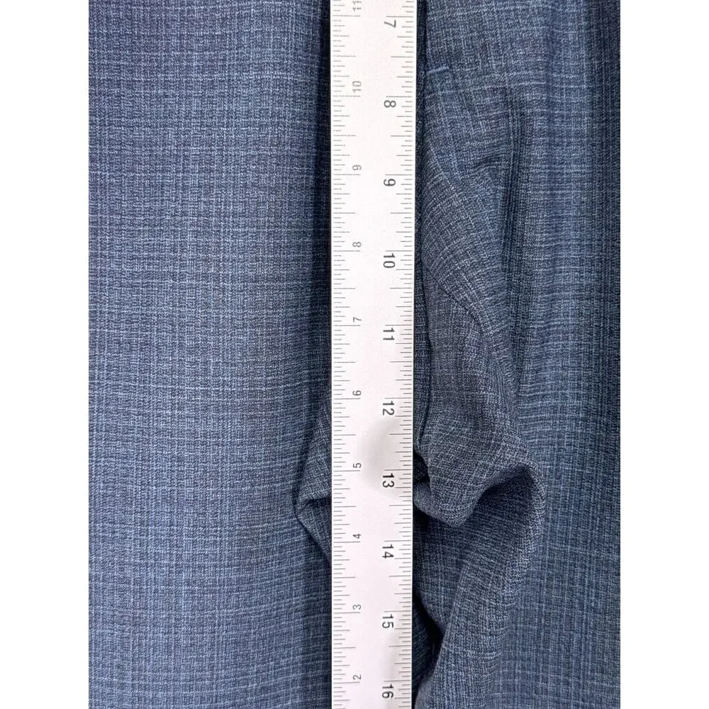 John Varvatos Signature Tailored Suit 42 R Mens Bleeker Blue Italian Wool